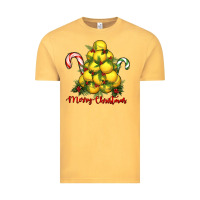 Vintage Mustard merry christmas lacrosse Vintage Tee - RanaPortraitStore