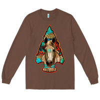 Chestnut arrowhead horse Long Sleeve Tee - RanaPortraitStore