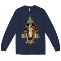 Navy arrowhead horse Long Sleeve Tee - RanaPortraitStore