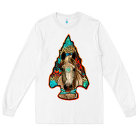 White arrowhead horse Long Sleeve Tee - RanaPortraitStore