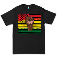 Black Juneteenth American flag Premium Tee - Artiststas