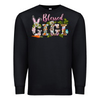 Black blessed gigi easter Premium Sweatshirt - BarkalooDesign