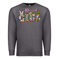 Charcoal Heather blessed gigi easter Premium Sweatshirt - BarkalooDesign