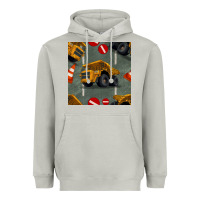 Dump Truck Seamles Pattern Heavyweight Hoodie | Teevron