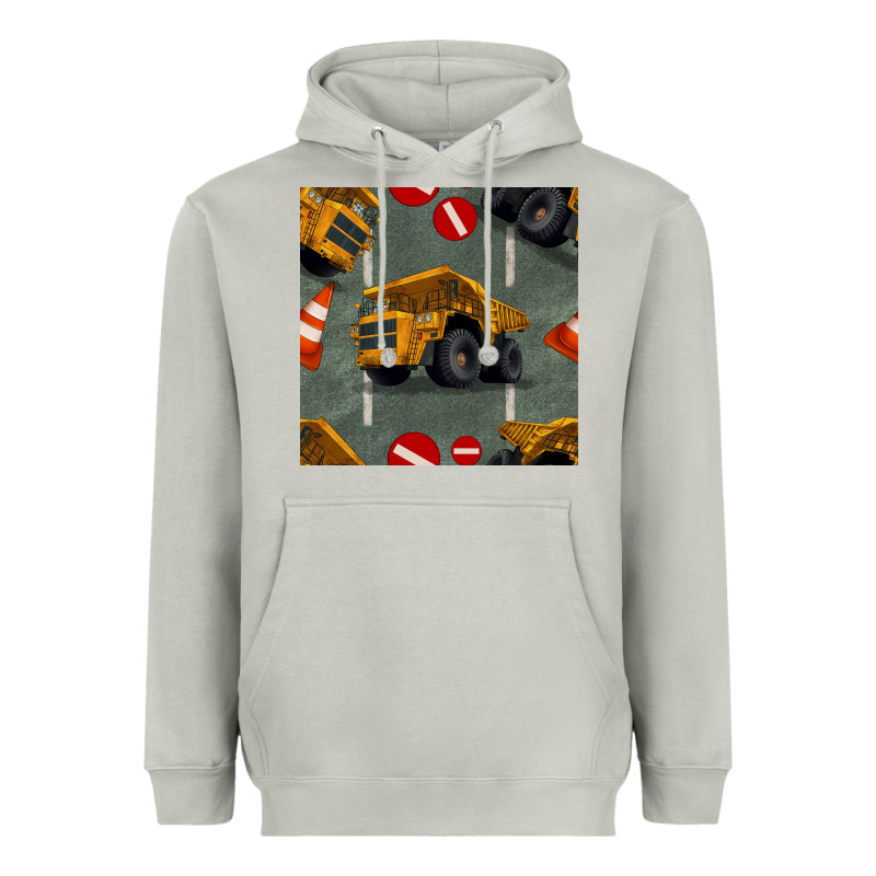 Dump Truck Seamles Pattern Heavyweight Hoodie by BundleAndBundleShop | Teevron