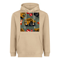 Mushroom dump truck seamles pattern Heavyweight Hoodie - BundleAndBundleShop