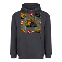 Smoke dump truck seamles pattern Heavyweight Hoodie - BundleAndBundleShop