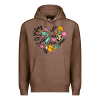 Chestnut vanilla eggs sugar cocoa and kitchen heart Premium Hoodie - MaliasSmallBusiness