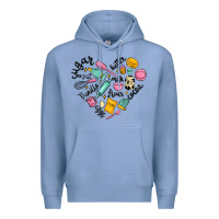 Colony Blue vanilla eggs sugar cocoa and kitchen heart Premium Hoodie - MaliasSmallBusiness