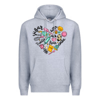 Heather Grey vanilla eggs sugar cocoa and kitchen heart Premium Hoodie - MaliasSmallBusiness