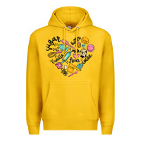 Lemon vanilla eggs sugar cocoa and kitchen heart Premium Hoodie - MaliasSmallBusiness
