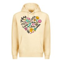 Pina Colada vanilla eggs sugar cocoa and kitchen heart Premium Hoodie - MaliasSmallBusiness