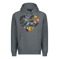 Rock vanilla eggs sugar cocoa and kitchen heart Premium Hoodie - MaliasSmallBusiness