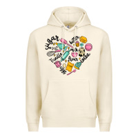 Tofu vanilla eggs sugar cocoa and kitchen heart Premium Hoodie - MaliasSmallBusiness