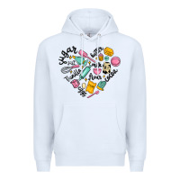 White vanilla eggs sugar cocoa and kitchen heart Premium Hoodie - MaliasSmallBusiness