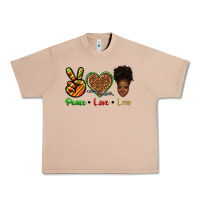 Burro peace love locs Urban Heavy Tee - texasbilliewilder