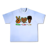 Grape Ice peace love locs Urban Heavy Tee - texasbilliewilder