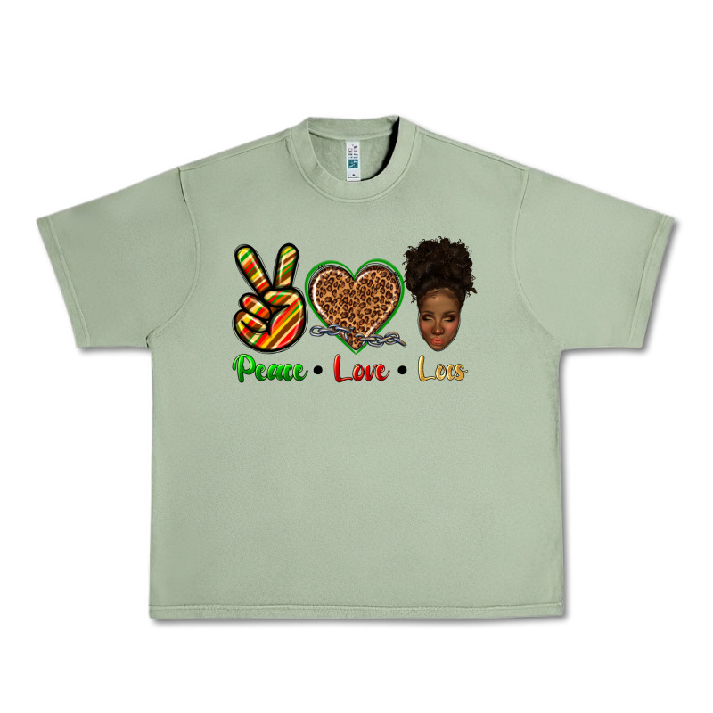 Peace Love Locs Urban Heavy Tee by texasbilliewilder | Teevron