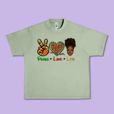 Urban Heavy Tee peace love locs