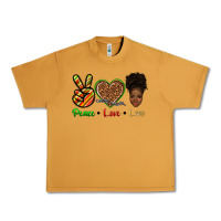 Peanut Butter peace love locs Urban Heavy Tee - texasbilliewilder