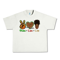 Pistachio peace love locs Urban Heavy Tee - texasbilliewilder