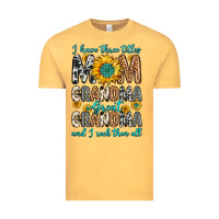 Vintage Mustard i have three tittles mom grandma great grandma Vintage Tee - Zillion Design Studio