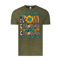 Vintage Olive i have three tittles mom grandma great grandma Vintage Tee - Zillion Design Studio