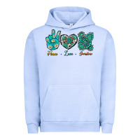Pigment Grape Ice Peace Love Gemstone Urban Hoodie - BundleAndBundleShop