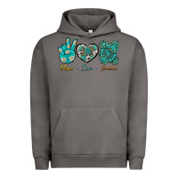 Pigment Tornado Peace Love Gemstone Urban Hoodie - BundleAndBundleShop