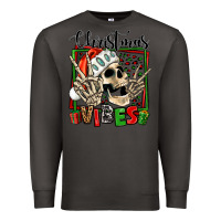 Smoke christmas vibes skeleton Premium Sweatshirt - Jasminsmagicworld
