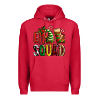 Cardinal elf squad with elf hat and socks Premium Hoodie - AdoDesignShop