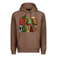 Chestnut elf squad with elf hat and socks Premium Hoodie - AdoDesignShop