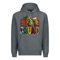 Rock elf squad with elf hat and socks Premium Hoodie - AdoDesignShop