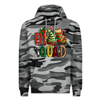 Slate Camo elf squad with elf hat and socks Premium Hoodie - AdoDesignShop