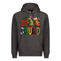 Smoke elf squad with elf hat and socks Premium Hoodie - AdoDesignShop