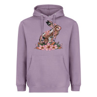 Lavender bunny with blossom flower Heavyweight Hoodie - Artiststas