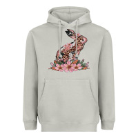 Moon Dust bunny with blossom flower Heavyweight Hoodie - Artiststas