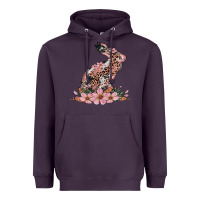 Plum bunny with blossom flower Heavyweight Hoodie - Artiststas