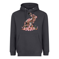 Smoke bunny with blossom flower Heavyweight Hoodie - Artiststas