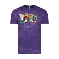 Cloud Purple alaskan border collie dog coffee cups Vintage Tee - texasbilliewilder