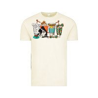 Vintage Arctic alaskan border collie dog coffee cups Vintage Tee - texasbilliewilder