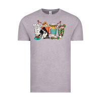 Vintage Zinc alaskan border collie dog coffee cups Vintage Tee - texasbilliewilder