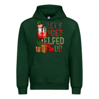 Forest Green Let's Get Elfed Up Christmas Urban Hoodie - BundleAndBundleShop
