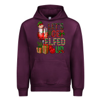 Mauve Wine Let's Get Elfed Up Christmas Urban Hoodie - BundleAndBundleShop