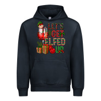 Navy Let's Get Elfed Up Christmas Urban Hoodie - BundleAndBundleShop