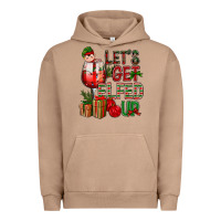 Pigment Burro Let's Get Elfed Up Christmas Urban Hoodie - BundleAndBundleShop