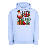 Pigment Grape Ice Let's Get Elfed Up Christmas Urban Hoodie - BundleAndBundleShop