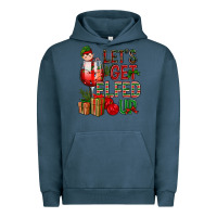 Pigment Midnight Navy Let's Get Elfed Up Christmas Urban Hoodie - BundleAndBundleShop