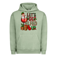 Pigment Oil Green Let's Get Elfed Up Christmas Urban Hoodie - BundleAndBundleShop