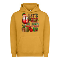 Pigment Peanut Butter Let's Get Elfed Up Christmas Urban Hoodie - BundleAndBundleShop